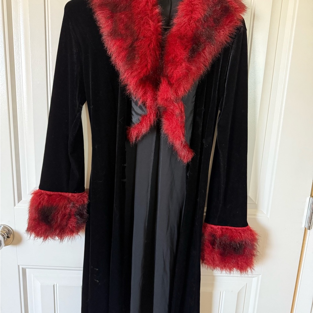 Black Velvet Duster